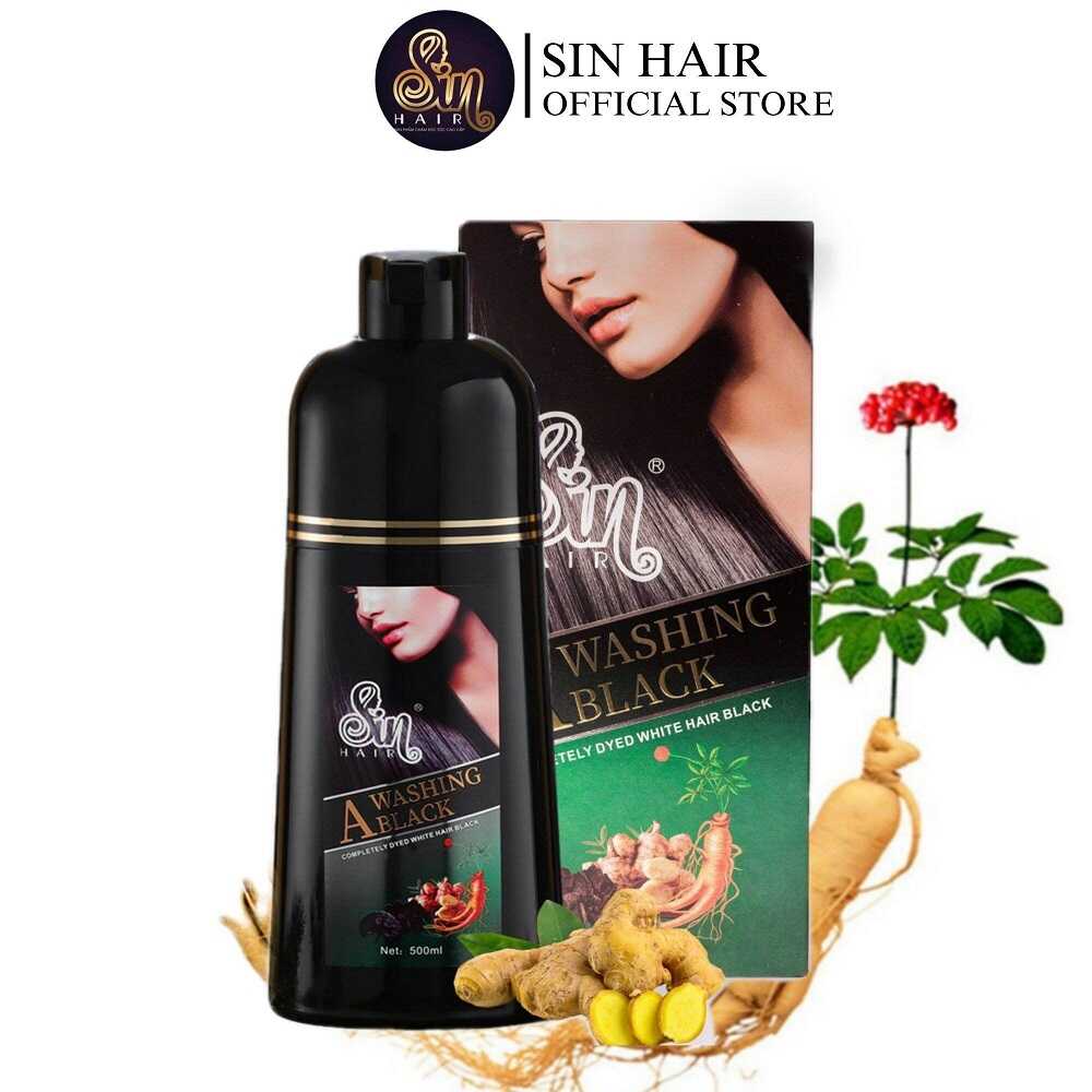 Sin Hair - Dầu gội phủ bạc số 1 Nhật Bản
